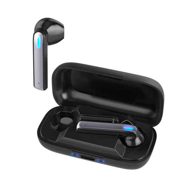 TWS Wireless Bluetooth Headphone Touch Control Bluetooth 5.0 In-Ear Headset Sports Waterproof Earphone with Mic