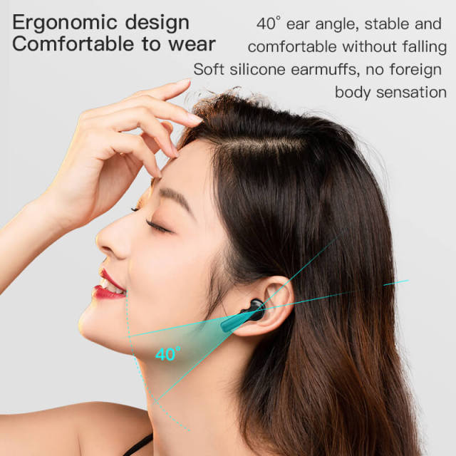 Wireless Headphones Bluetooth 5.0 Earphone Touch Control Stereo Headset with Mic Sport Waterproof TWS Earbuds