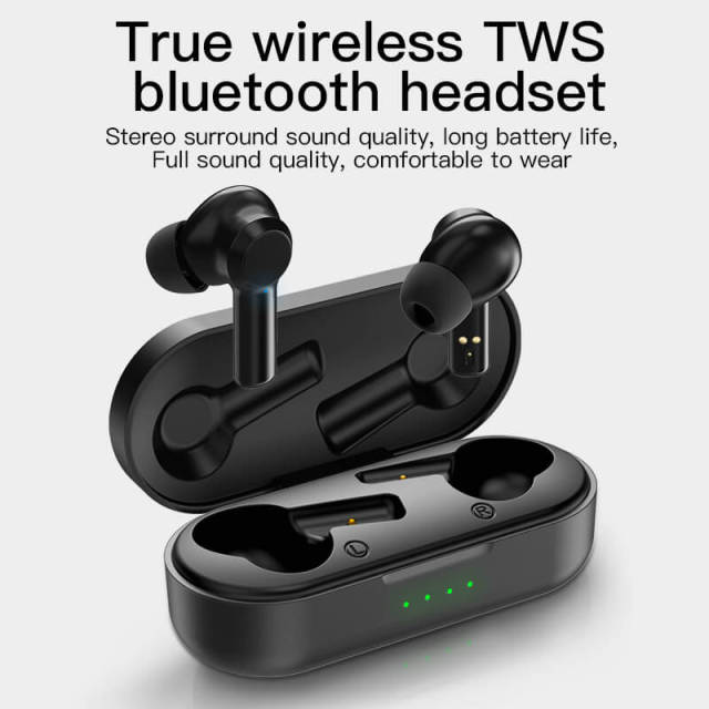 Wireless Headphones Bluetooth 5.0 Earphone Touch Control Stereo Headset with Mic Sport Waterproof TWS Earbuds