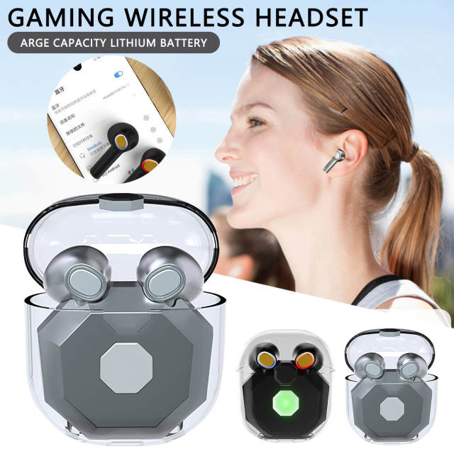 Tws Wireless Earphone Bluetooth 5.0 Noise Reduction Touch Control Wireless Earbuds Gaming Headset
