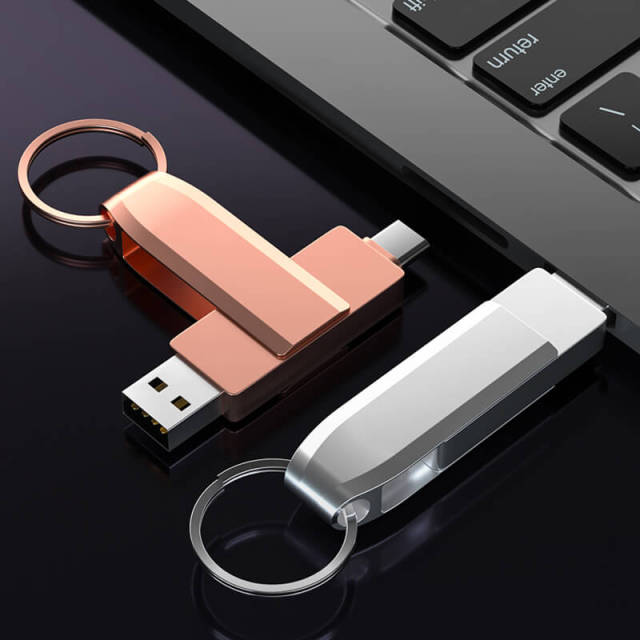 USB Type-C Flash Drive Dual USB 2.0 Thumb Drive for Android Smartphones Tablets MacBook