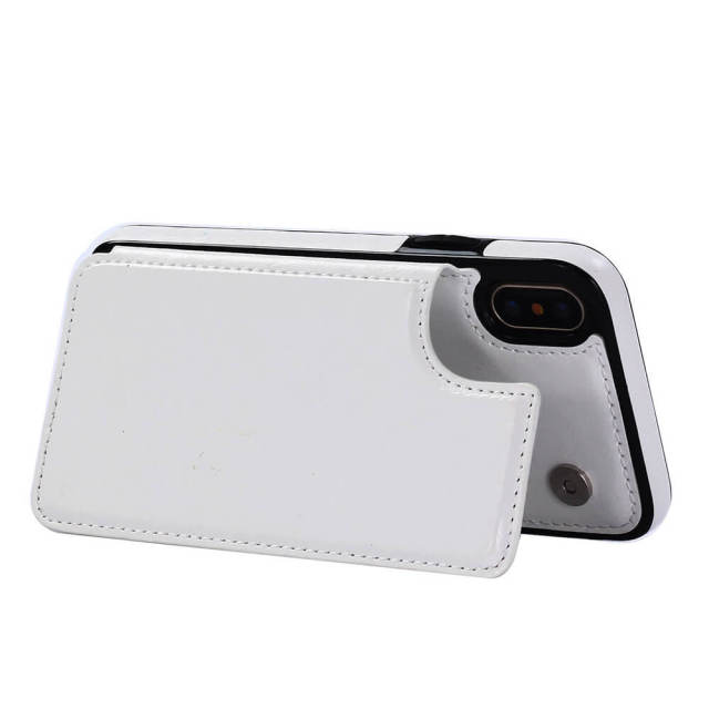 Wallet Case with Card Holder for iPhone 13 - PU Leather Kickstand Card Slots Case Double Magnetic Clasp Shockproof Cover