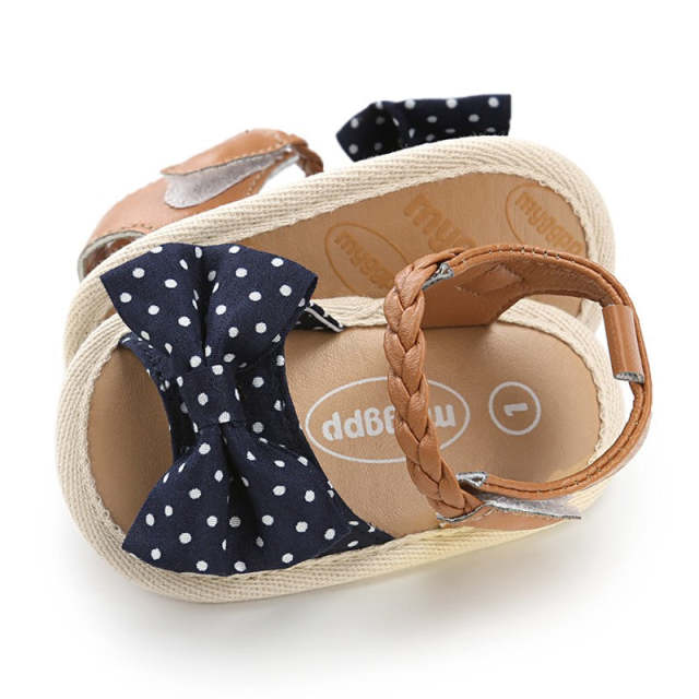 Baby Girl Shoes Infant Canvas Bowknot Kids Beach Baby Walking Shoes