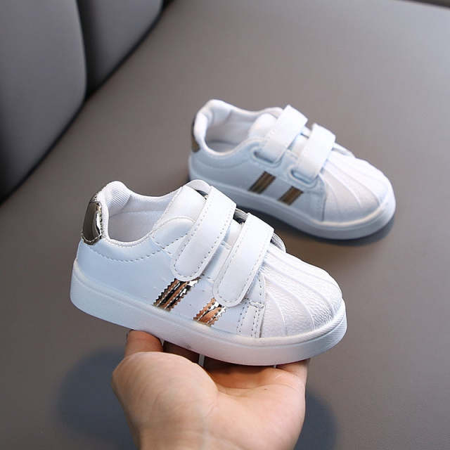 Boys Sneakers Kids Sport Shoes Toddler Baby Girls Casual Shoes White