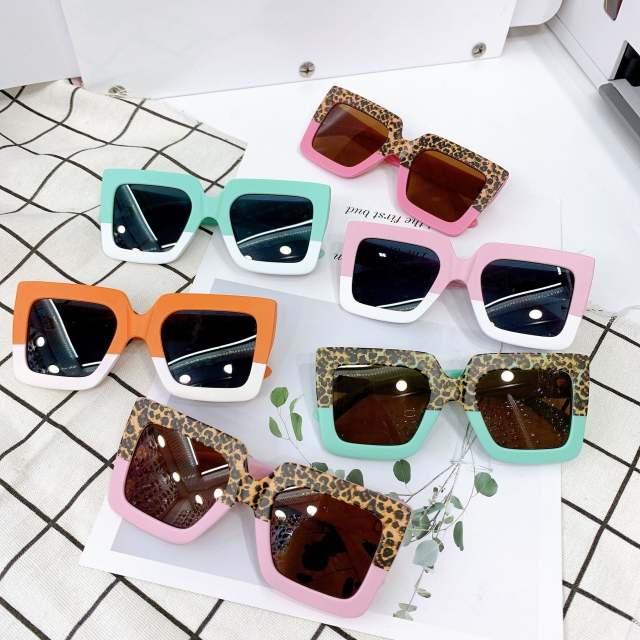 1-6Years Kids Boy Girl Sunglasses Anti-UV Square-Shaped Decorative Glasses