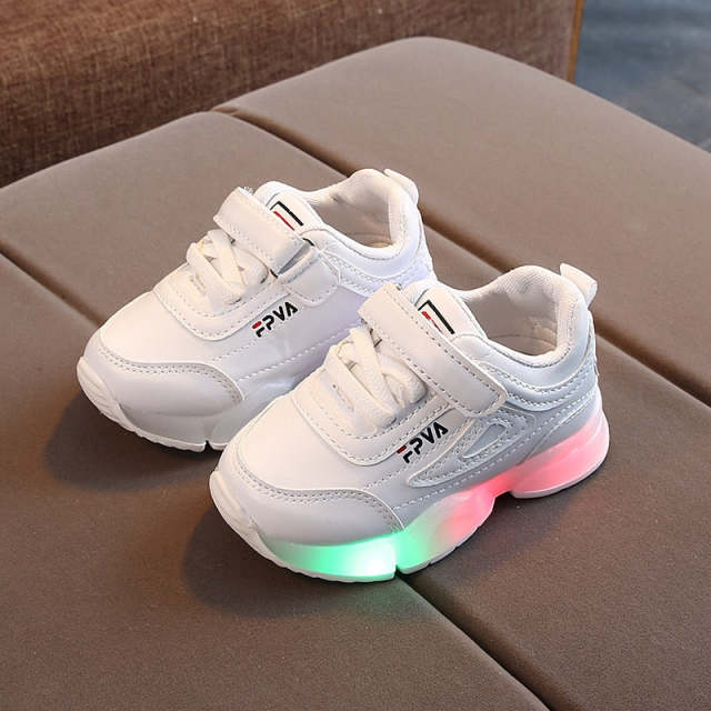 Children Sneakers With Light Up Sole Baby Led Luminous Shoes for Girls Boys