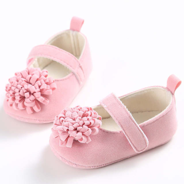 0-18M Baby Shoes Infant Girls Prewalkers Flower Soft Bottom Toddler Shoes