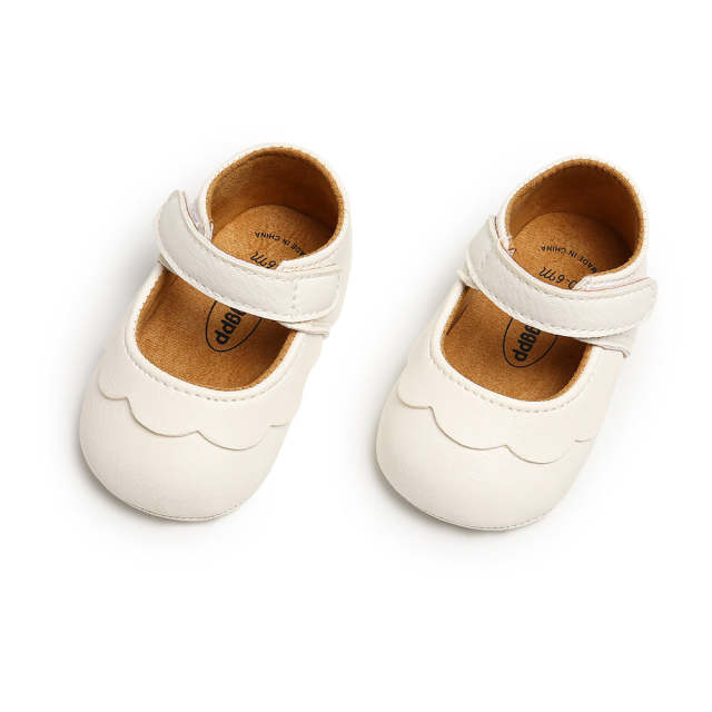 Newborn Boys Girls Shoes Toddler Leather Anti-slip Crib Shoes