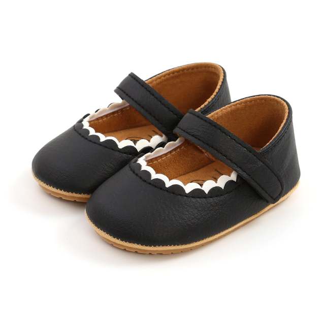 Baby Shoes Baby Boy Girl Leather Shoes Anti-slip Toddler First Walkers