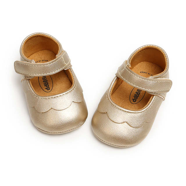 Newborn Boys Girls Shoes Toddler Leather Anti-slip Crib Shoes