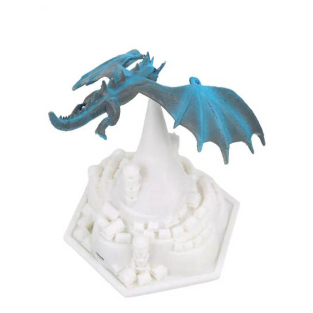 3D Printed Night Light - LED Dynamic Balance Dragon Table Light Gift for Boys Girls Kids Room Breathing Light with USB Rechargeable