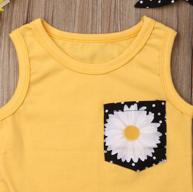 1-5 Years Toddler Kids Baby Girls Summer Clothing Set Floral Tops T-Shirt Short Pants Outfit Clothes Summer