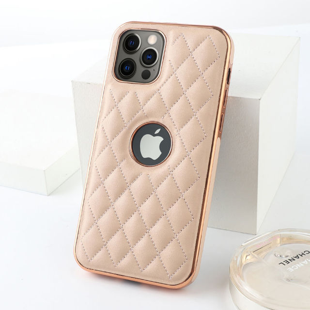 Phone Case For iPhone 12 Diamond quilted pattern Leather Phone Cover For iPhone 11 Apple iPhone 13