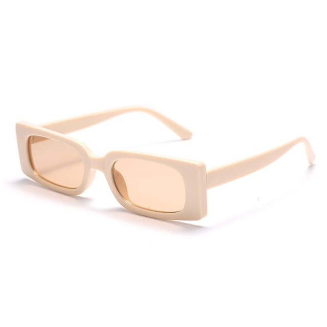 Rectangle Vintage Sunglasses Women Men Retro Punk Eyeglasses Steampunk Eyewear Small Shades UV400