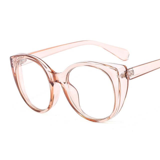 Oversized Cat Eye Optical Glasses Women Men Vintage Clear Glasses Eyeglasses Frame Unisex