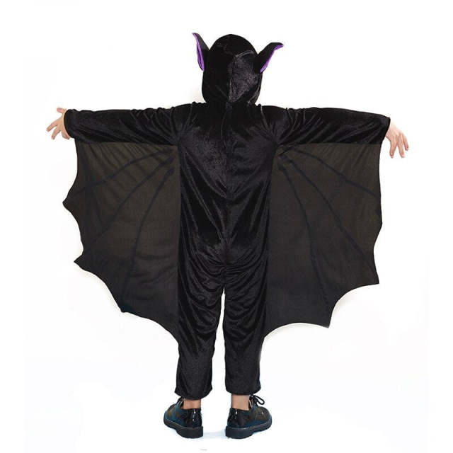 Halloween Costume For Kids Bat Cosplay Toddler Vampire Black Costume