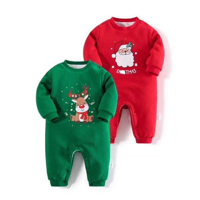 Christmas Baby Boys Clothes Toddler Xmas Elk Overalls Rompers For Kids