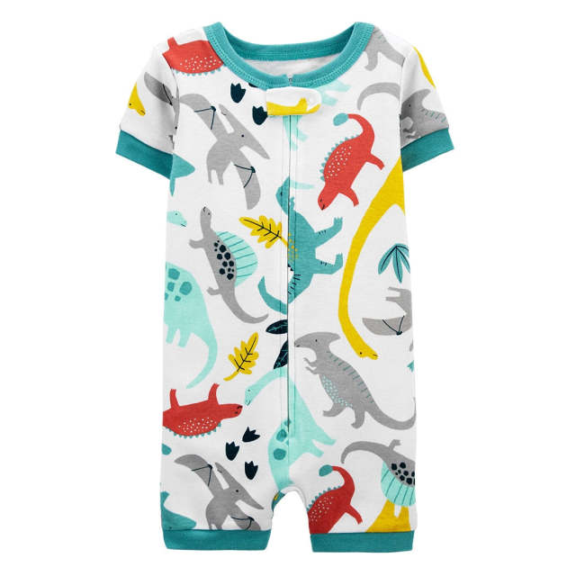 Baby Boys Girls Summer Romper 0-24M Newborn Cotton Short Sleeve Clothes