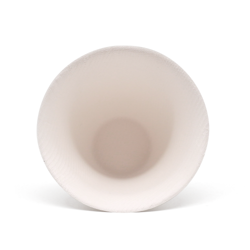 5oz 160ml Φ3.46*Φ1.57*H2.40" 7g Bagasse Biodegradable Ice Cream Cone Cups