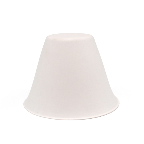 5oz 160ml Φ3.46*Φ1.57*H2.40" 7g Bagasse Biodegradable Ice Cream Cone Cups
