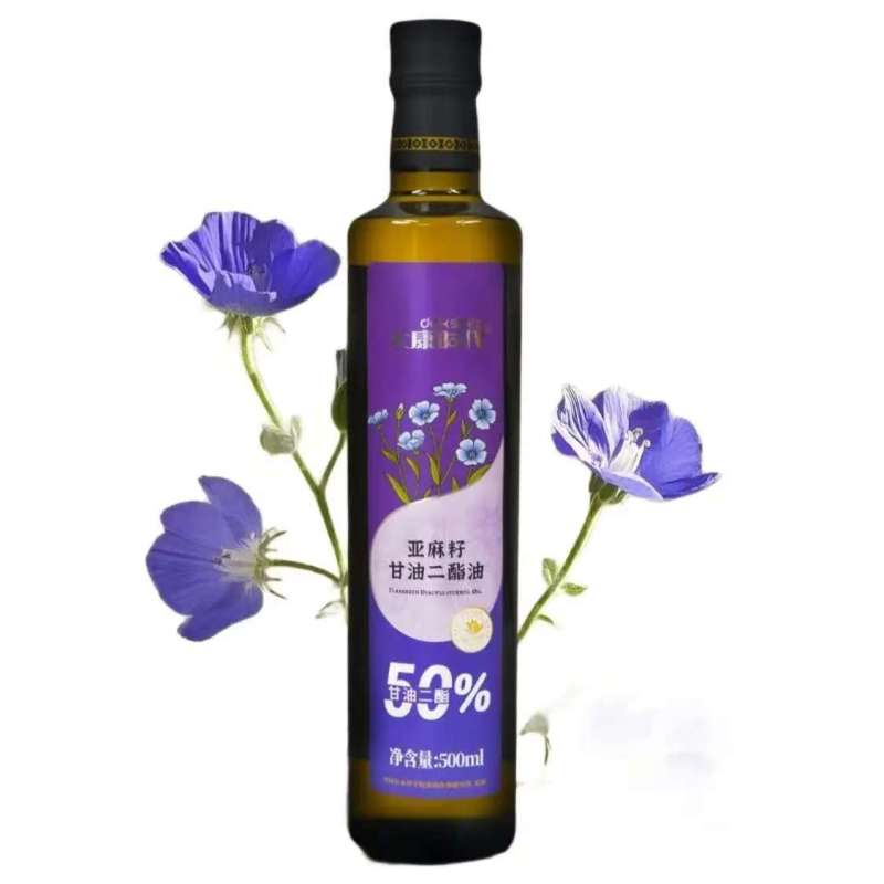 Flaxseed diglyceride oil