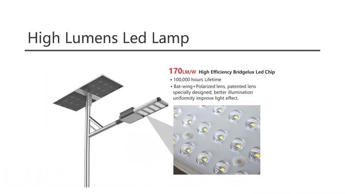 lampioni stradali a led ad energia solare