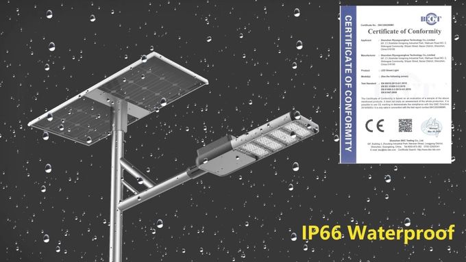 Fotos von solarbasierten LED-Straßenlaternen