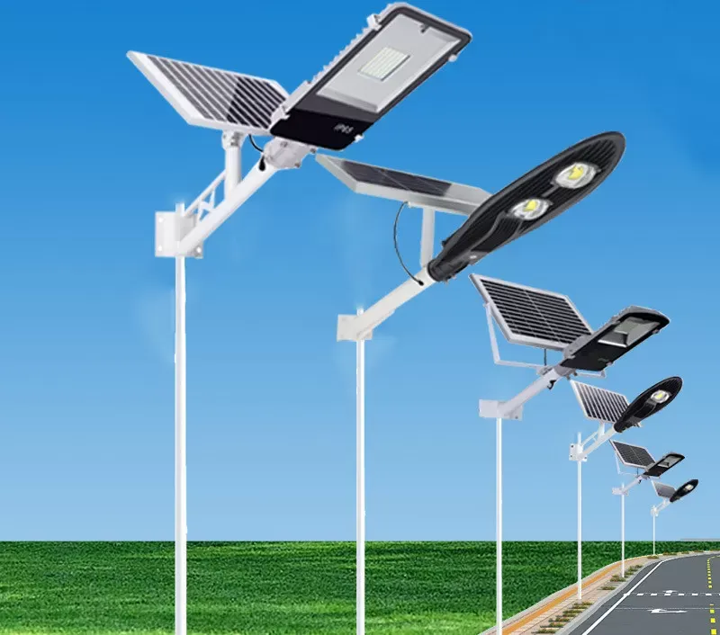 Outdoor Pole Mounted Integrated Waterproof Solar Street Light 30w Built - In Lithium Battery