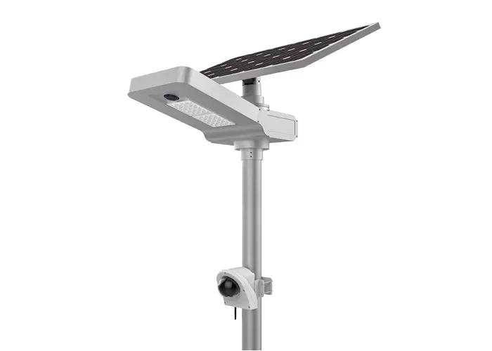 Remoted Control Smart Automatic Solar Street Light Solar Panel Angle Adjustable