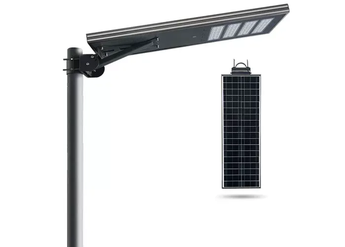 Vertical Angle Adjustable 80W All In One Led Solar Street Light For Road Lighting