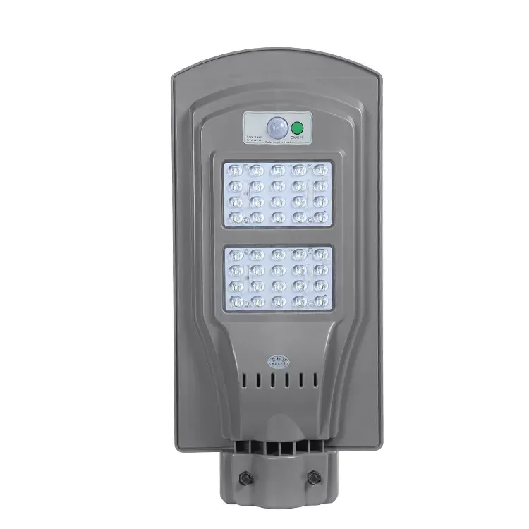 Waterproof Ip65 Outdoor 20w 40w 60w ABS Materials Integrated All In One Led Solar Street Lights