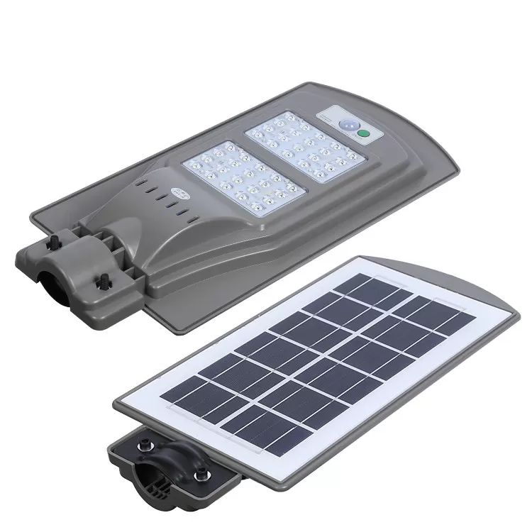 Waterproof Ip65 Outdoor 20w 40w 60w ABS Materials Integrated All In One Led Solar Street Lights