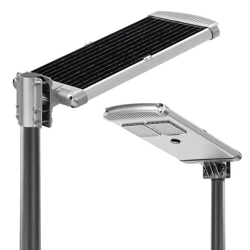 Lámpara de exterior impermeable IP65 luminaria solar smd 60w 150w 120w luz de calle led solar