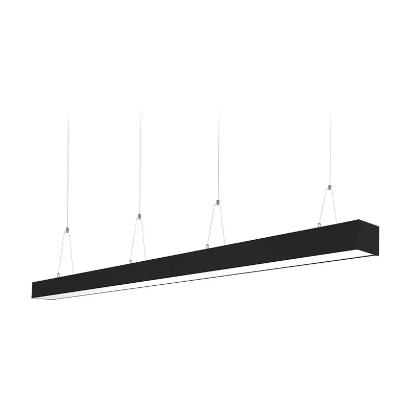 Modern Industrial 40W Indoor Lighting Suspended LED Pendant Linear Light