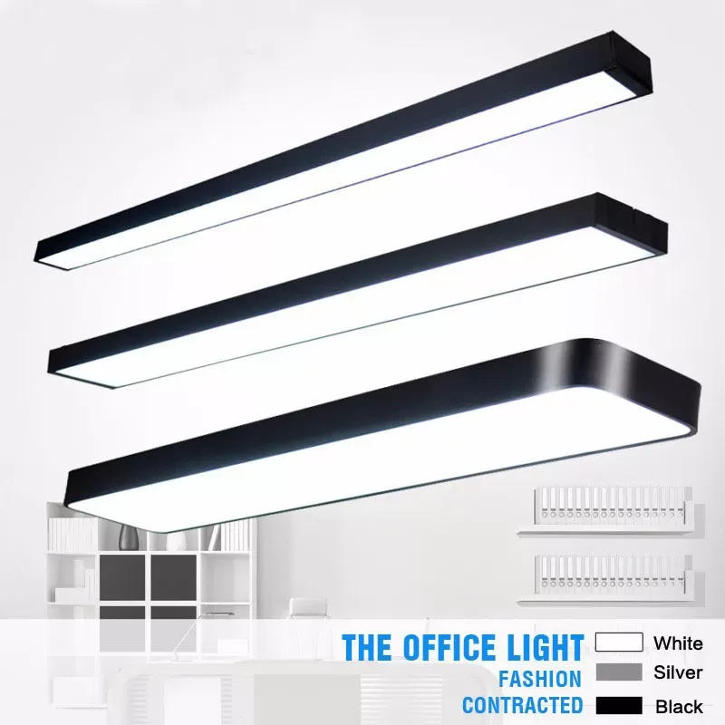 Aluminum Suspended Led Linear Panel Lights Ceiling Light For Office