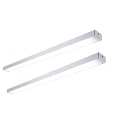 Seamless Linkable LED Architectural Ceiling Mount Direct Linear Light For Commercial Lighting