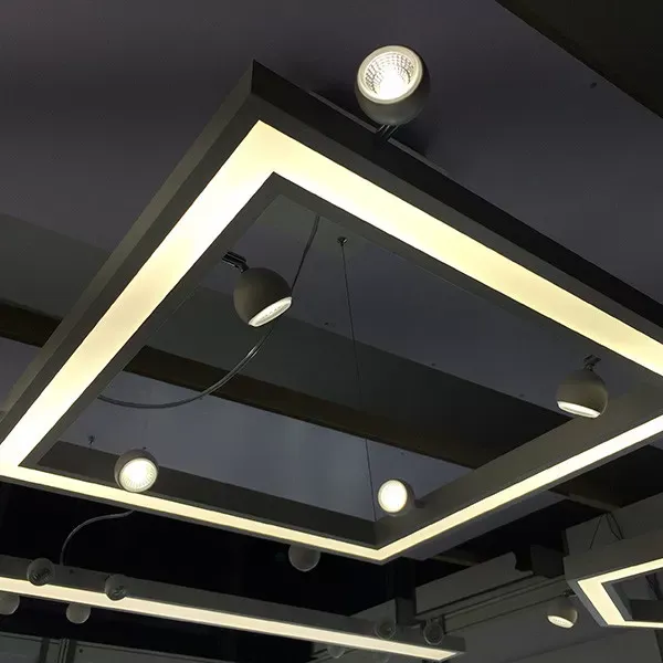 20w 40w 60w 80w Linkable Aluminium Led Linear Trunking Light System