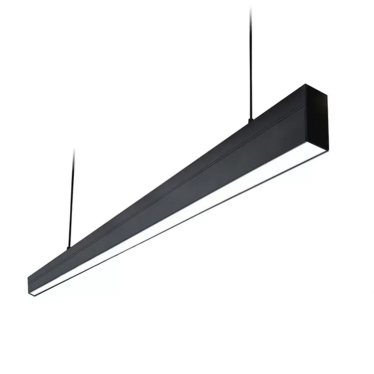 Suspended 1200MM Metal Aluminum 40W LED Linear Pendant Light For Office