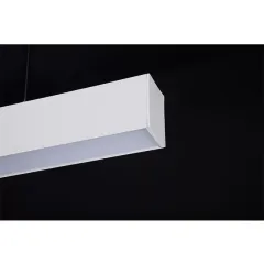 Commercial TUV SAA DLC Led Linear Pendant Office Lighting Architectural Linkable Led Linear Light