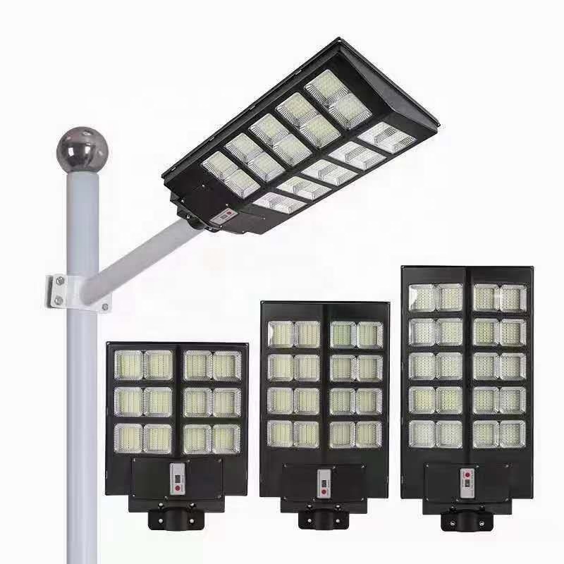 Alto potere 180w 240w 300w all'aperto impermeabile integrato tutto in un lampione stradale a LED solare