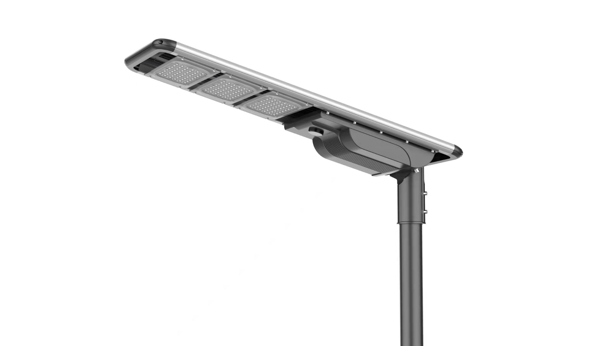 New Type High Power All In One Integrated Solar Street Light Outdoor With Sensoring