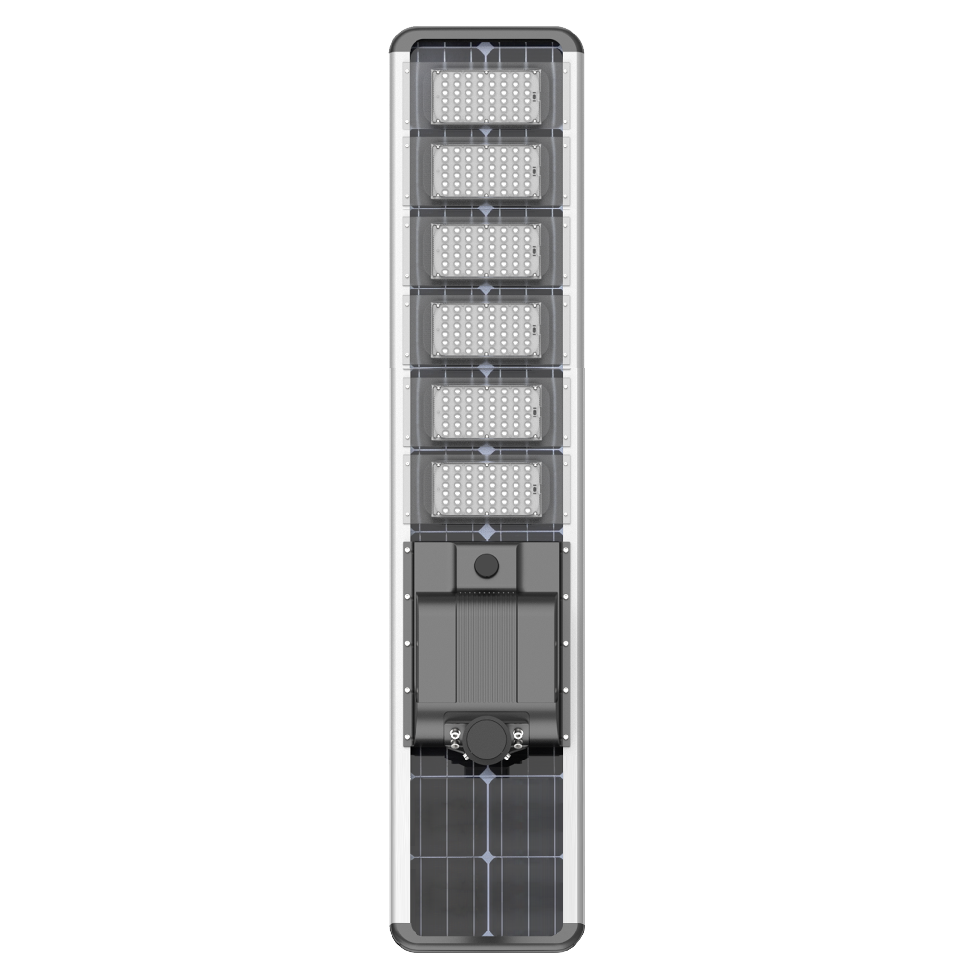 60w 80w 100w 120w impermeabile all'aperto ha integrato tutto in un lampione solare principale