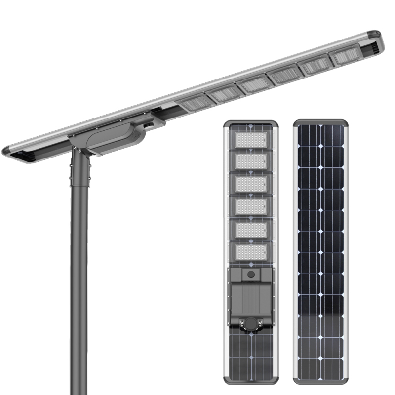 Smart City Road Lighting Mobile App Control System Ip66 Waterproof Outdoor Solar LED Street Light