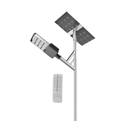 Luz de rua à prova d'água Ip65 solar led 100 w com controle remoto