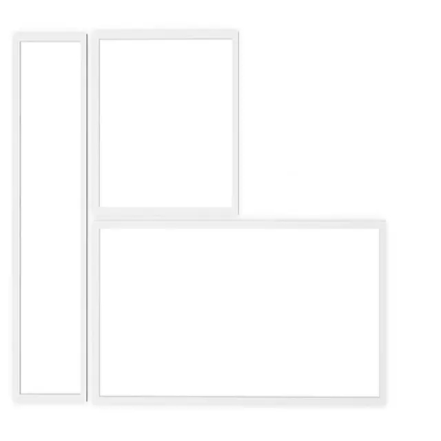 Dlc Etl 2x2 2x4 1x4 Recessed Suspending Square Flat Led Panel For Office Lighting