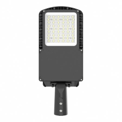 Luminária de rua led Ip66 à prova d'água 140 lm/w 100 w 150 w 200 watts com fotocélula