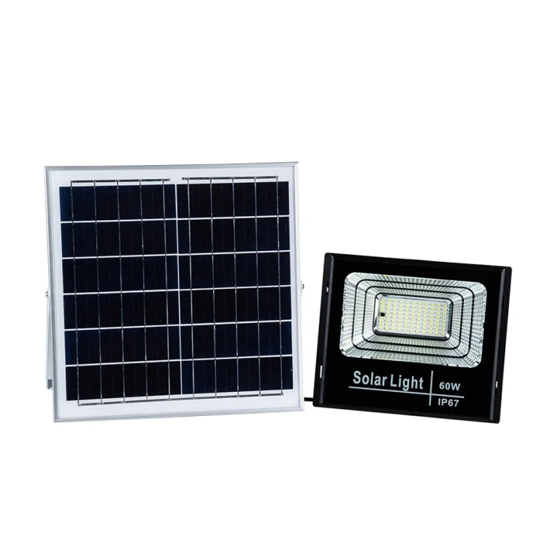 100W 200W luces de inundación solares al aire libre impermeable LED luz de inundación solar