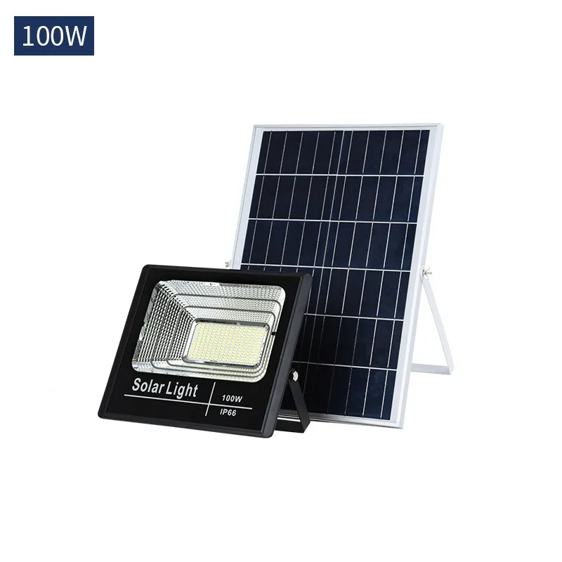 Wasserdichte Ip65 integrierte Outdoor-Flutlichtlampe 25 W 40 W 60 W 100 W 200 W Solar-LED-Flutlicht