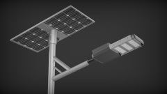 30W 40W 50W 60W 80W 100W 120W Integrated Outdoor Solar Powered Street Lights