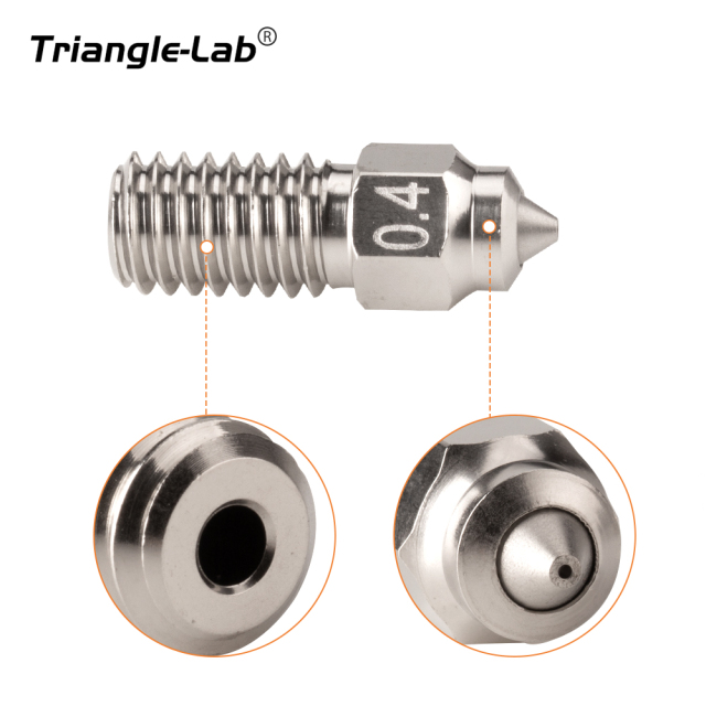 Trianglelab Bimetallic MY nozzle High Temperature and Wear Resistant Compatible with ELEGOO Neptune 4/Neptune 4 PRO